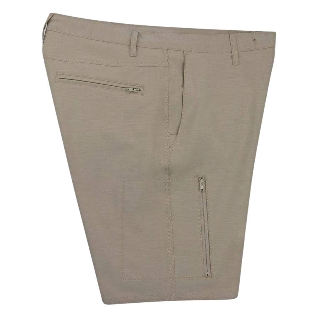 Jetty Men's Polywog Hybrid Walkshorts - Khaki